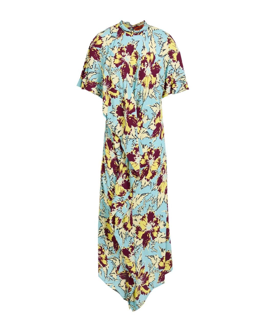 Colville White Light Midi Dress Viscose
