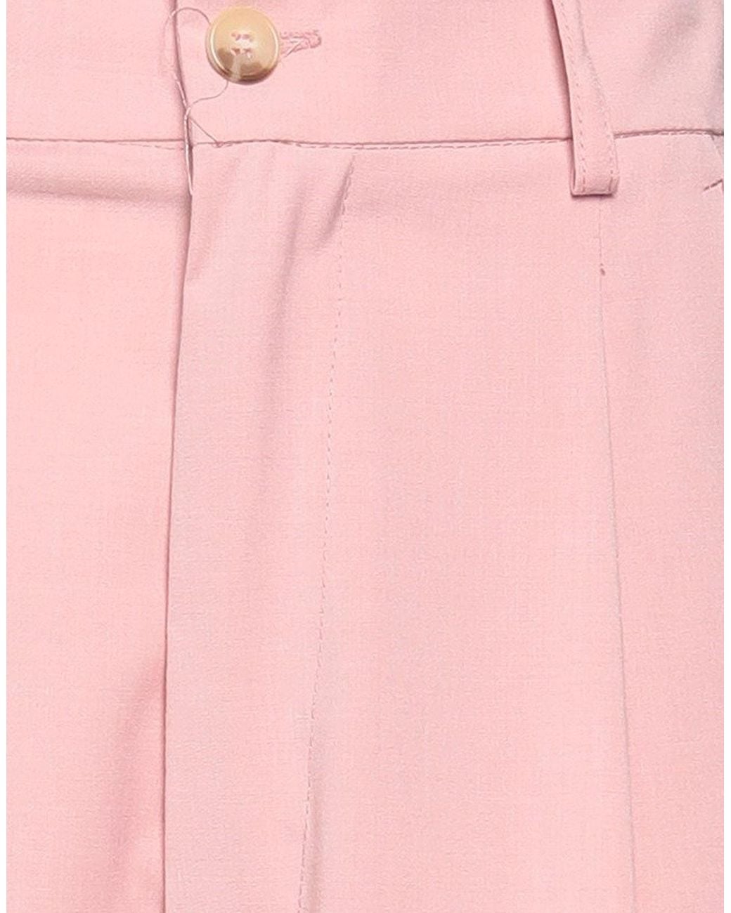ViCOLO Pink Pants Polyester, Viscose, Elastane
