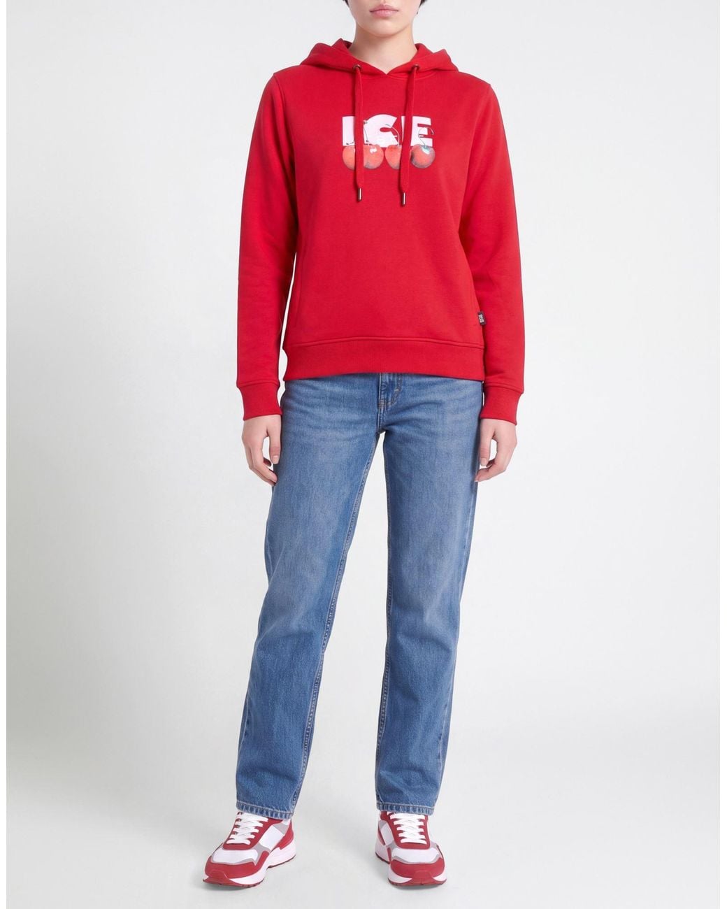 Ice Iceberg Red Sweatshirt Cotton