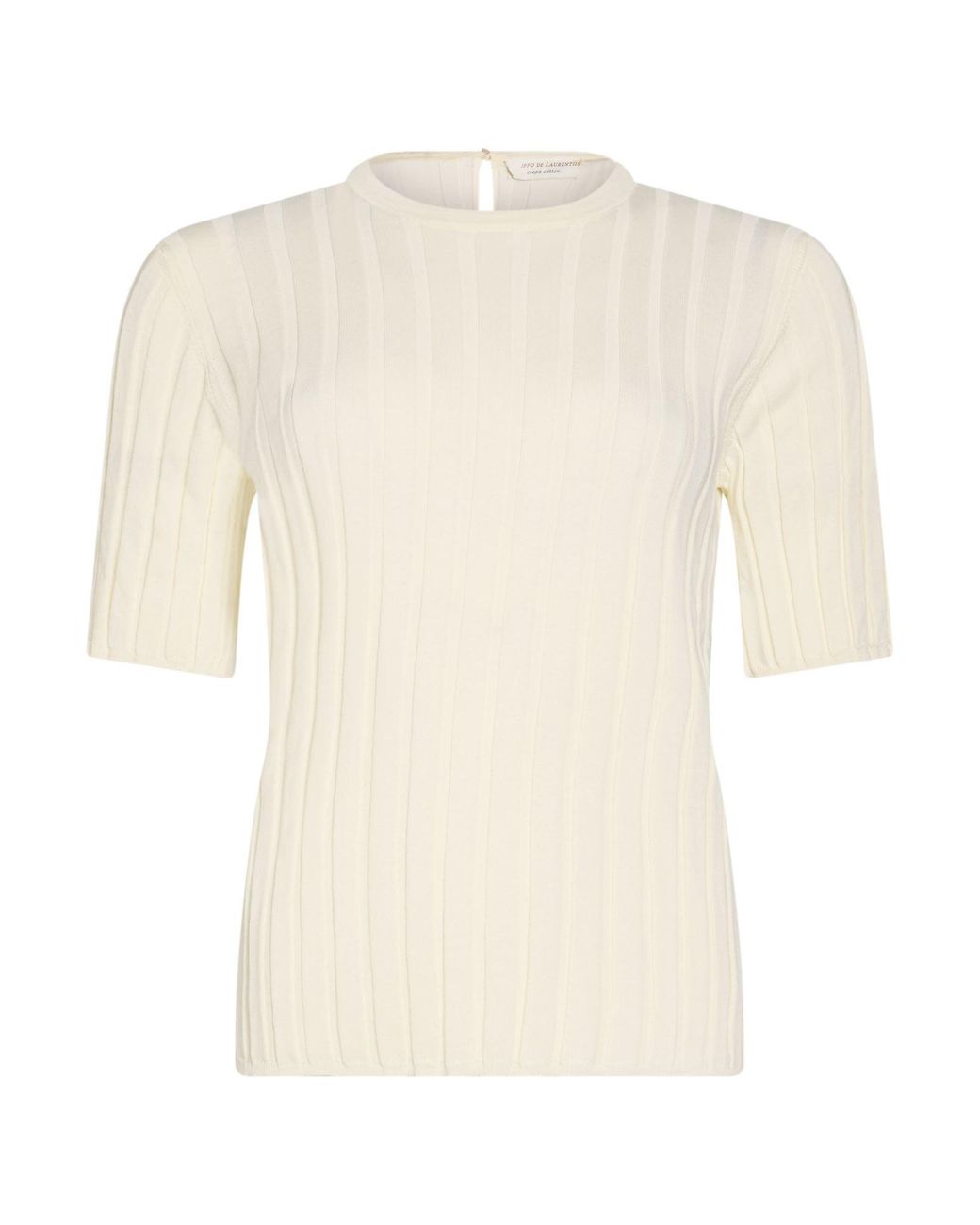 FILIPPO DE LAURENTIIS White Ivory Sweater Cotton