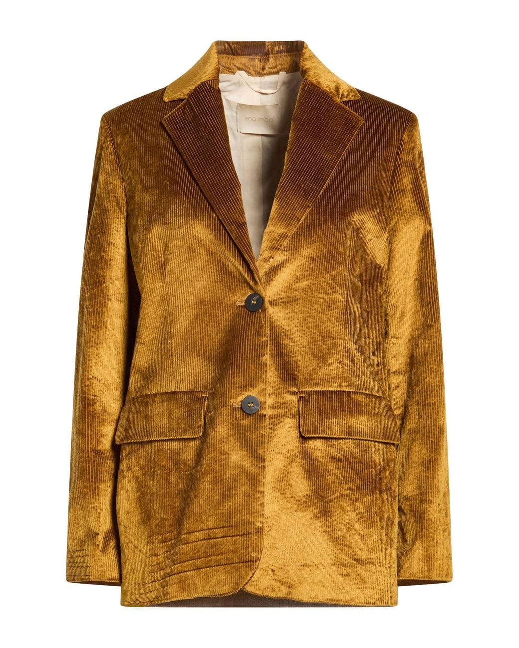 Momoní Brown Blazer Cotton, Viscose, Elastane
