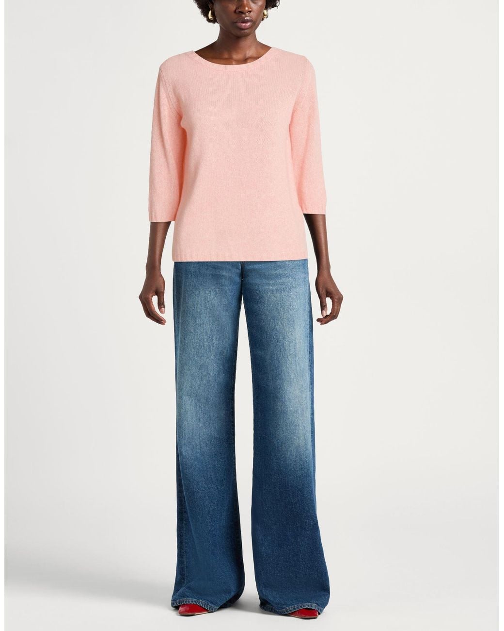 Lamberto Losani Pink Sweater Cashmere