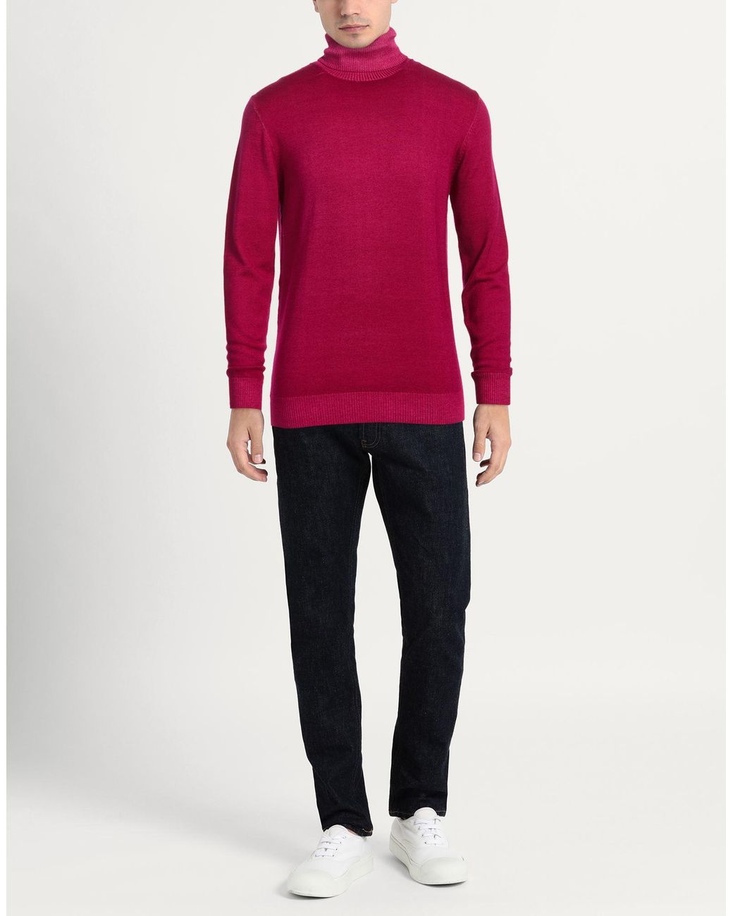 Diktat Rollkragenpullover in Red für Herren