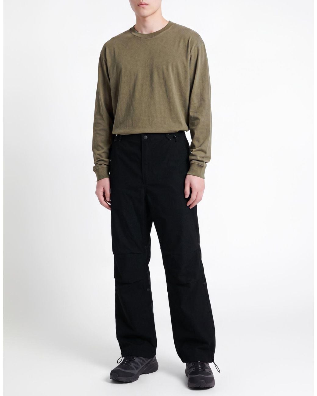 Maharishi Black Pants Organic Cotton for men