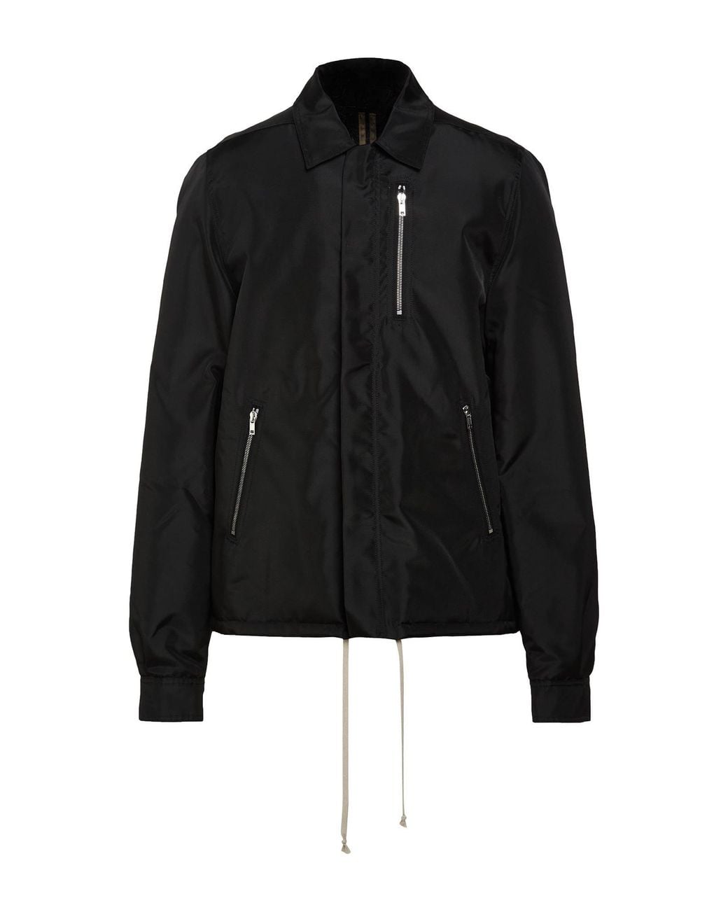 Rick Owens Black Jacket Polyamide for men
