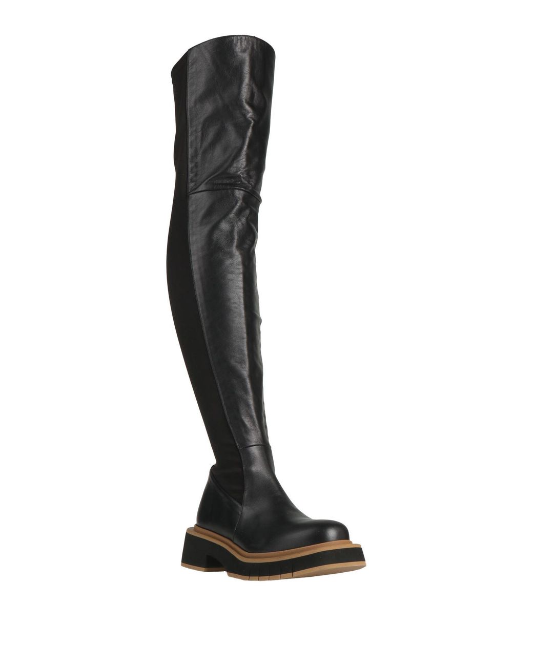 Paloma Barceló Black Boot Leather
