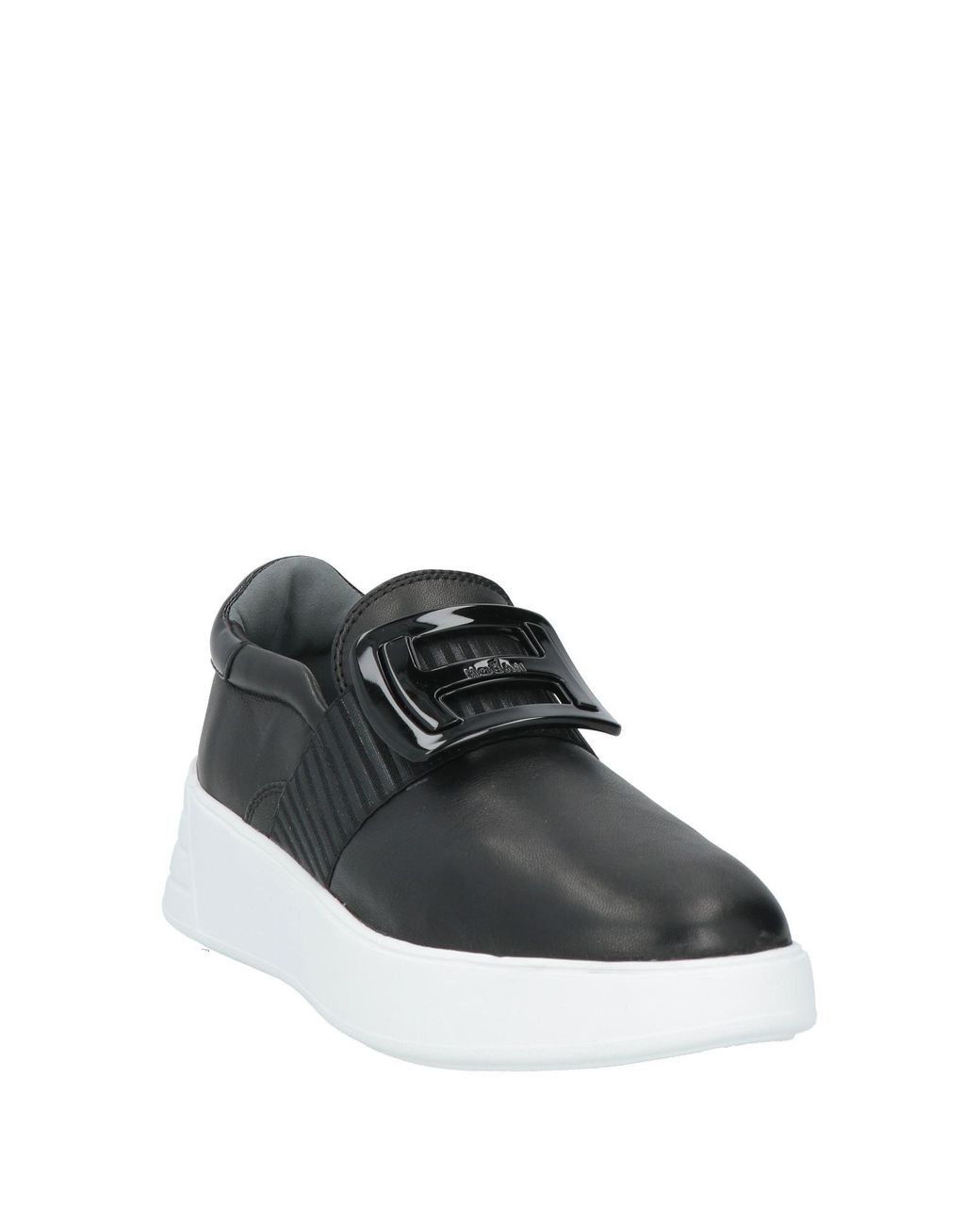 Hogan Black Sneakers Leather