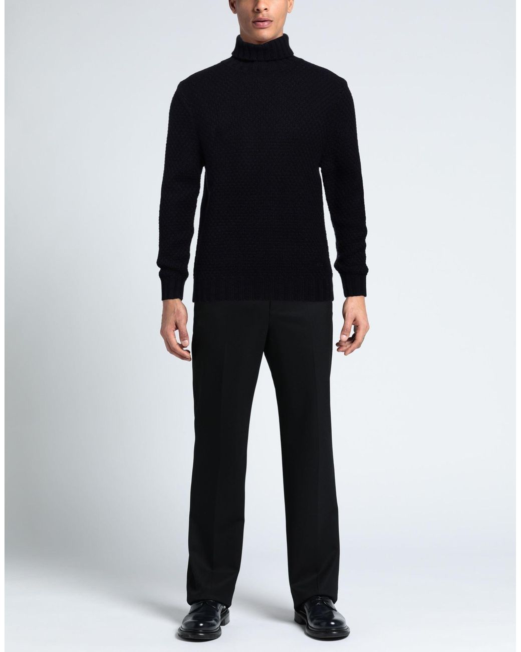 Aspesi Blue Turtleneck for men