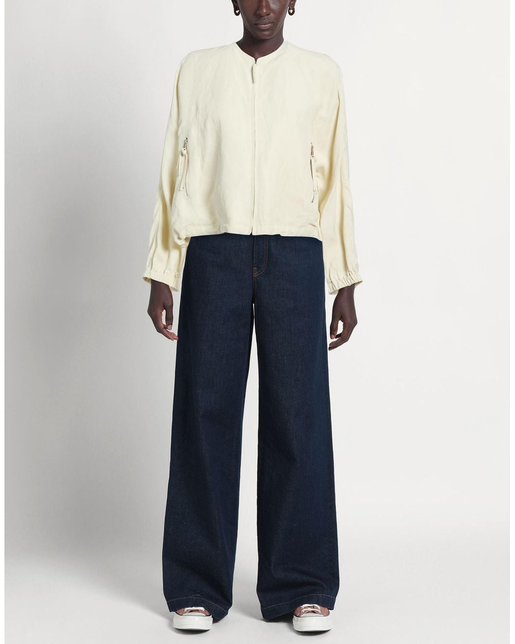 Sandbeige White Jacket