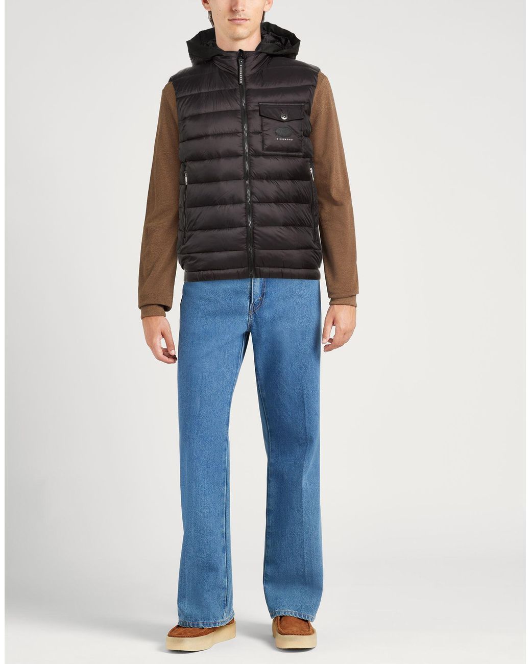 Richmond X Black Vest Polyamide for men