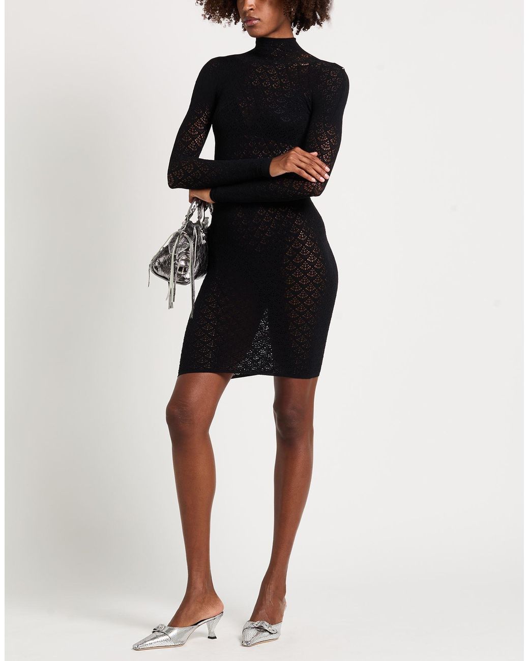 Wolford Black Mini Dress Polyamide, Elastane