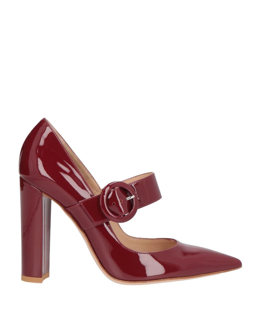 Gianvito Rossi Pink Burgundy Pumps Leather