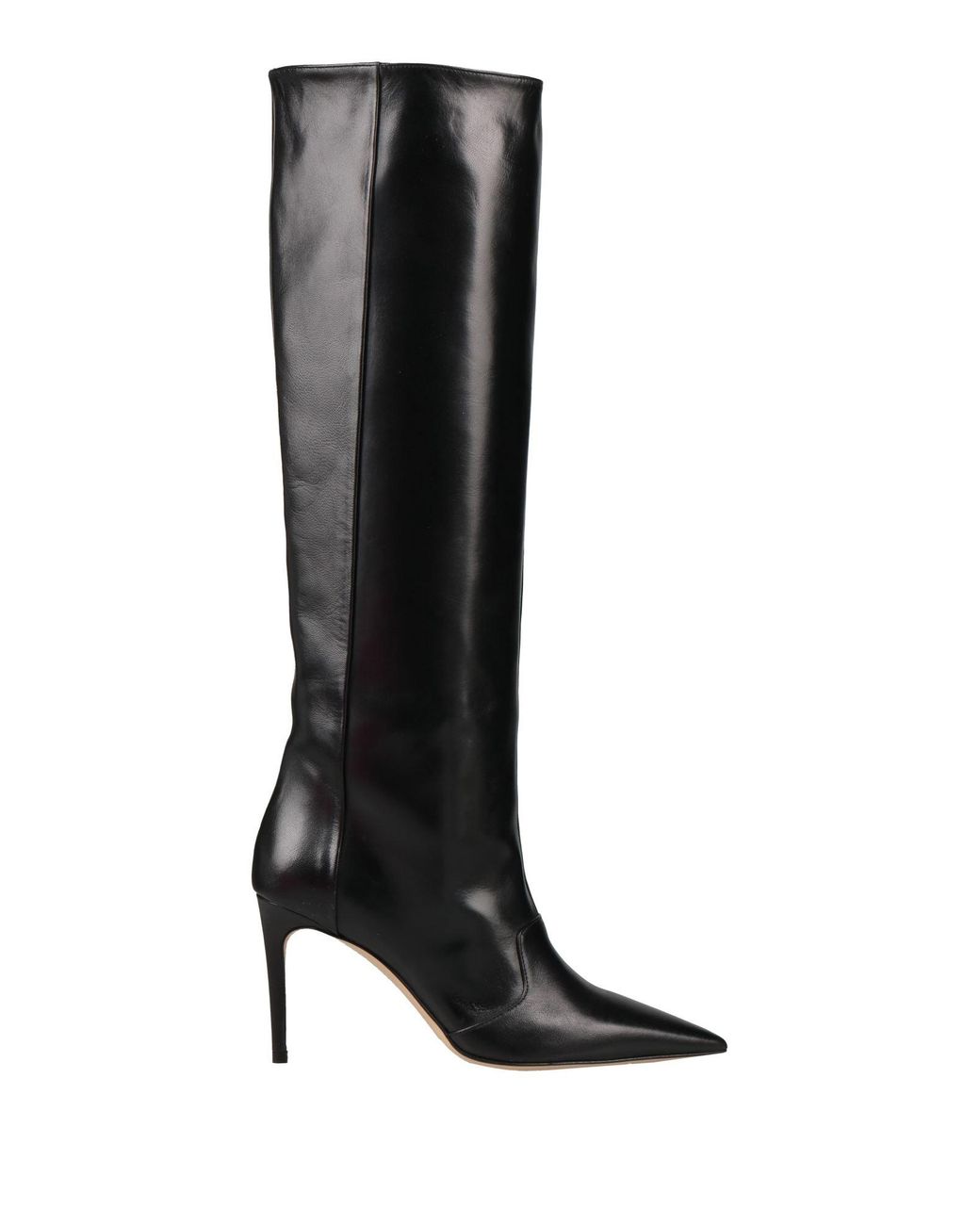 Luciano Padovan Black Boot Leather