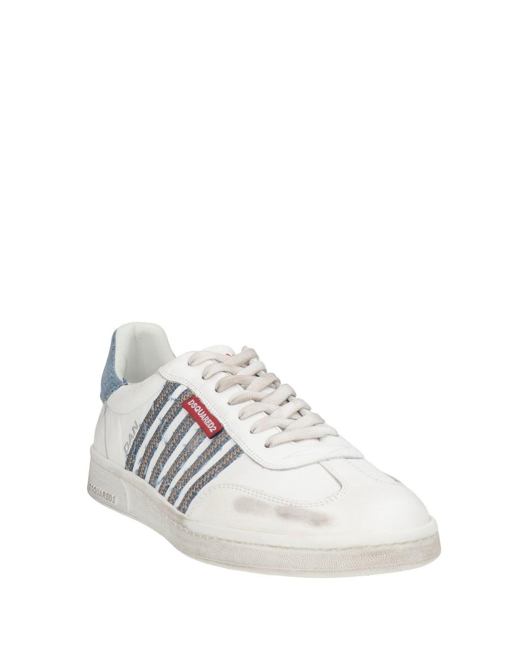 DSquared² White Sneakers Calfskin for men