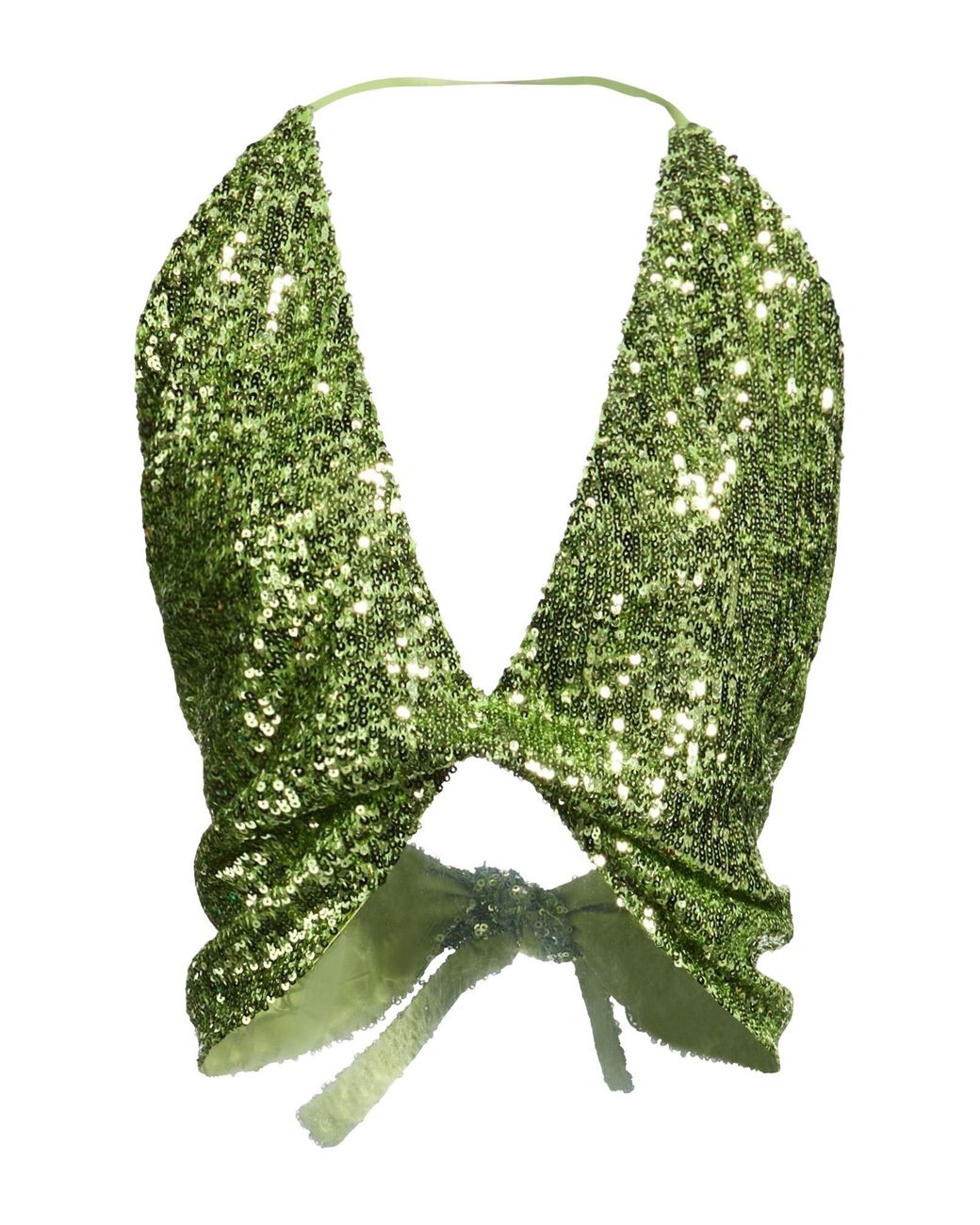 In the mood for love Green Top Polyester, Elastane