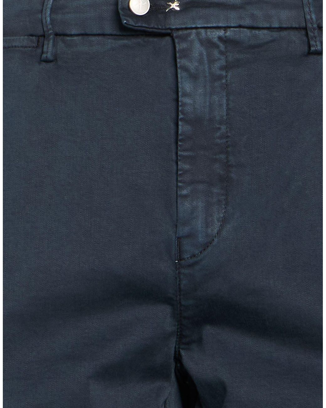 Tramarossa Blue Pants Cotton, Polyester, Elastane for men