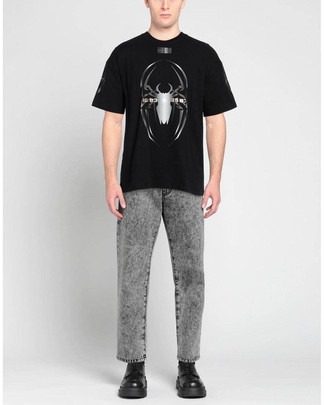 VTMNTS Black T-Shirt Cotton for men