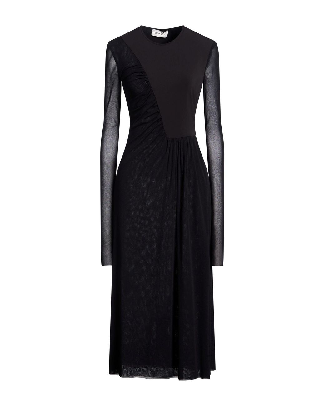MEIMEIJ Black Midi Dresses