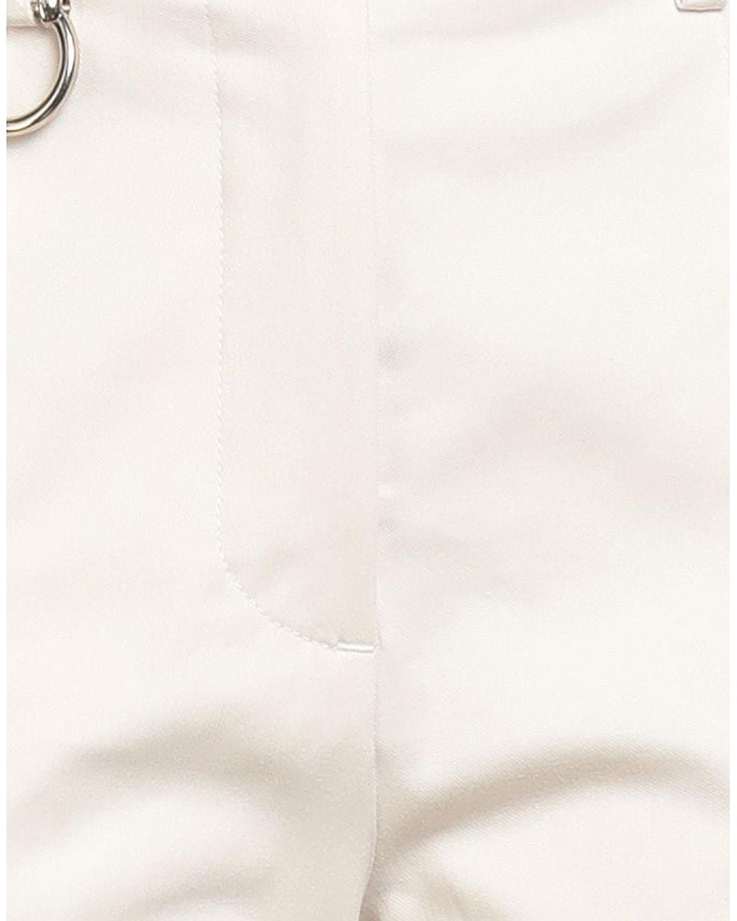 Tela White Pants Cotton, Elastane