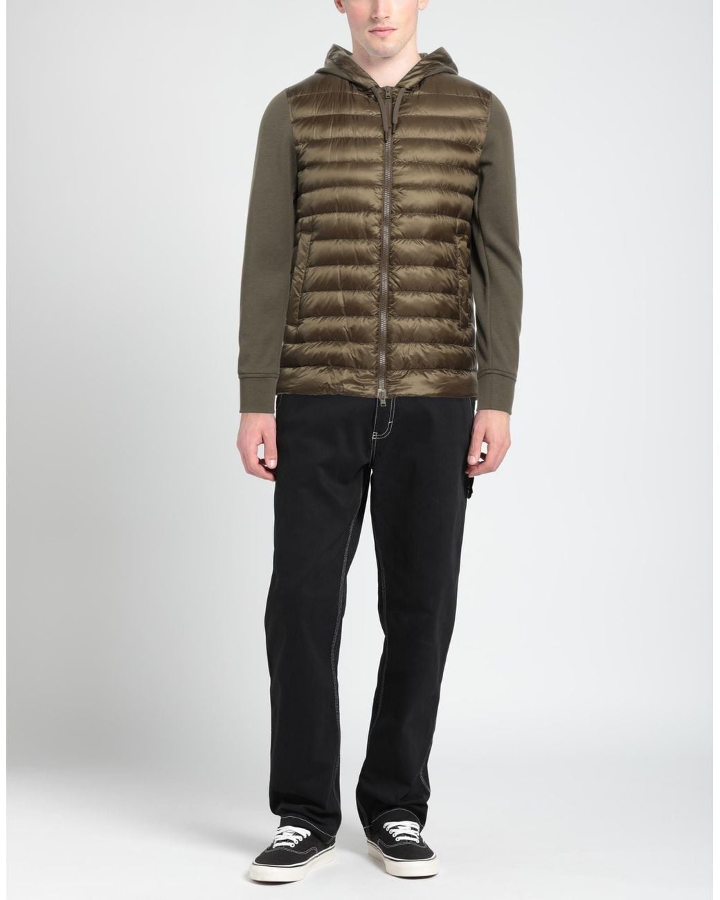 Herno Green Down Jacket for men