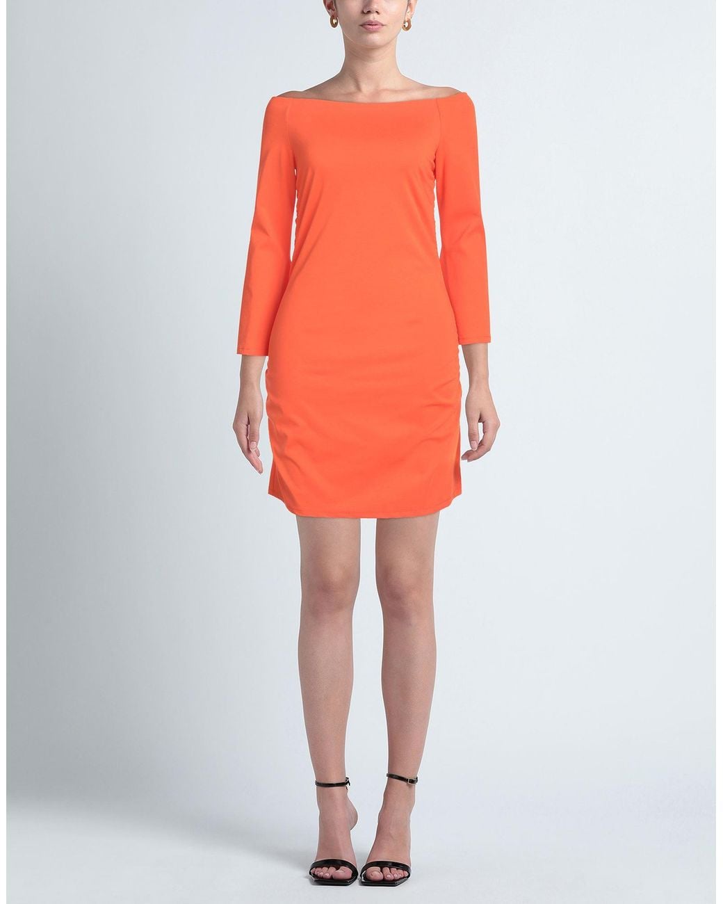 .., merci italia Orange Mini Dress