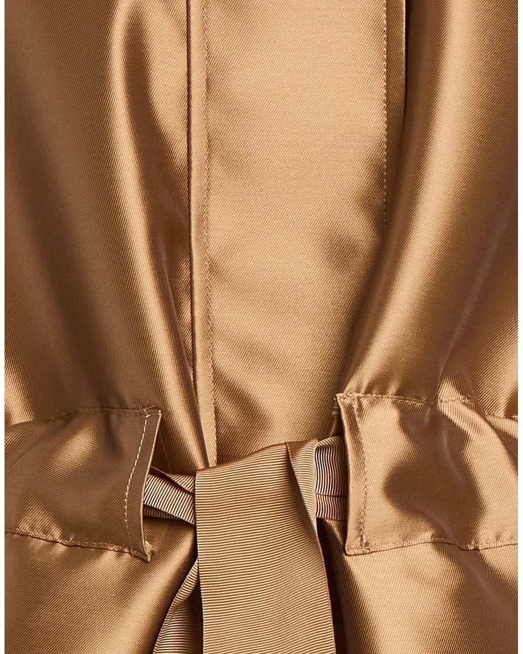 Herno Brown Overcoat & Trench Coat Polyester