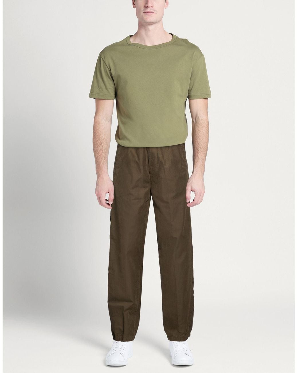 Parajumpers Green Military Pants Cotton, Polyester, Polyamide for men