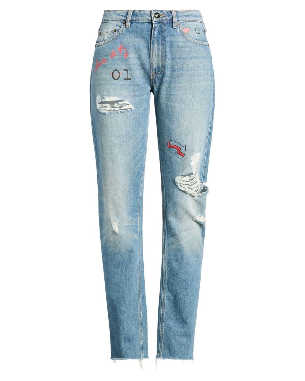Semicouture Blue Jeans Cotton