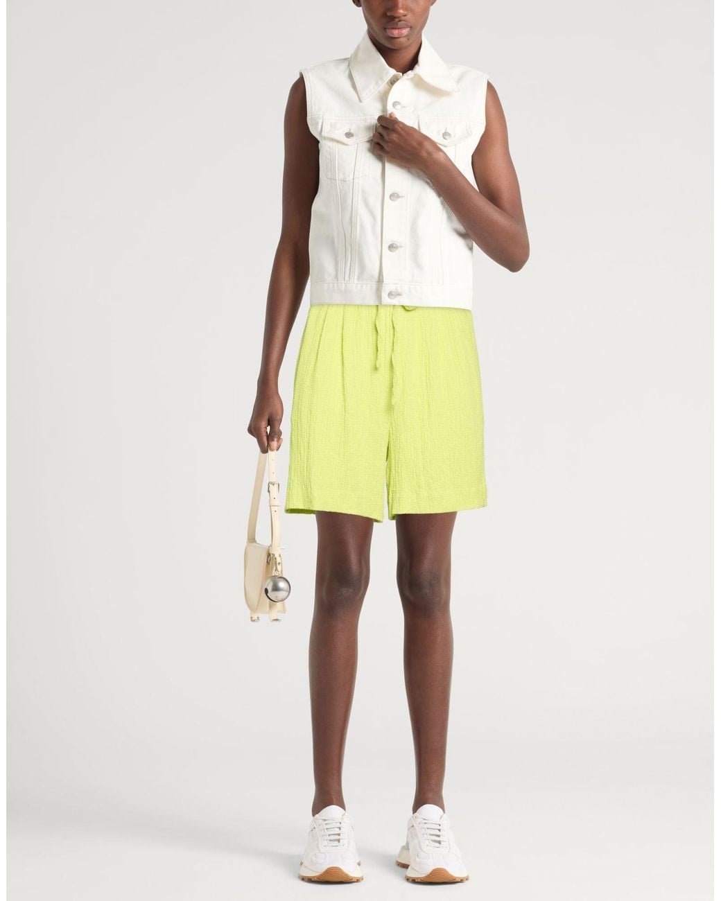 Essentiel Antwerp Yellow Shorts & Bermuda Shorts