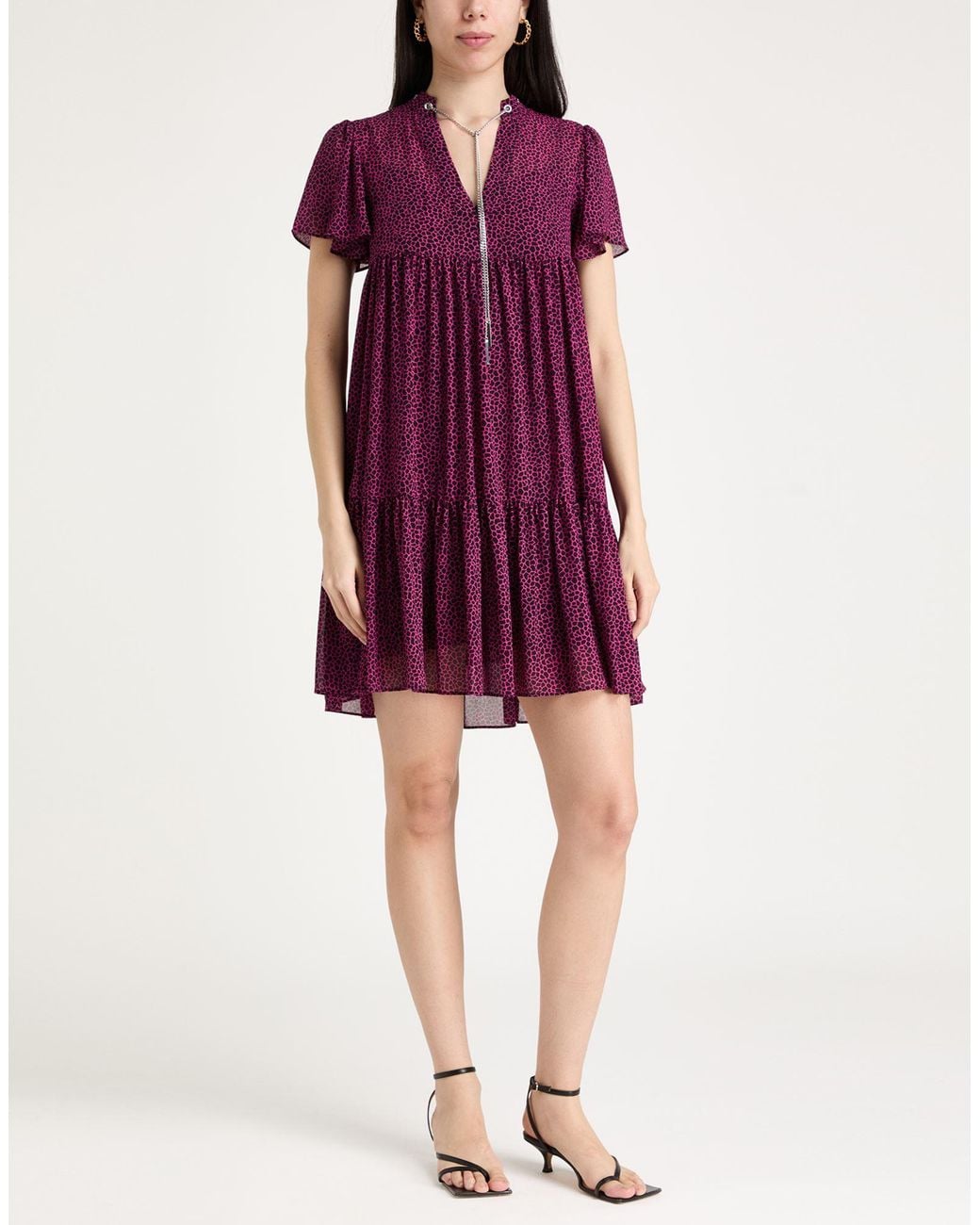 MICHAEL Michael Kors Purple Mini Dress