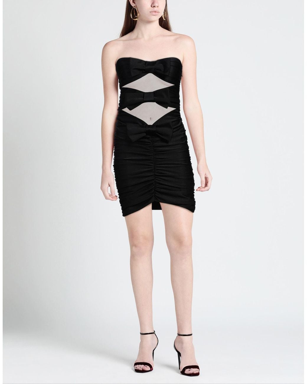 Aniye By Black Mini Dress Polyester, Elastane