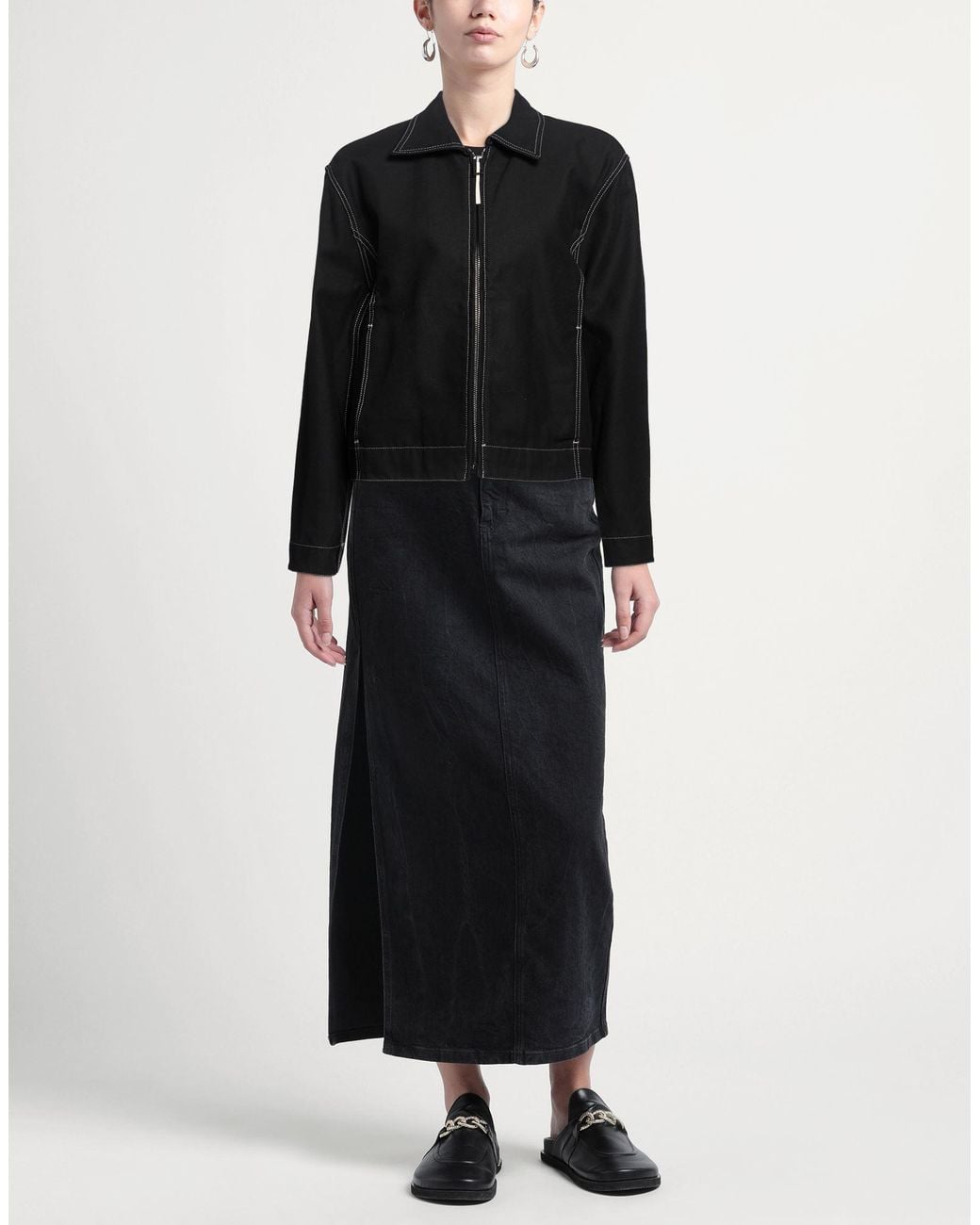 Sunnei Black Jacket Cotton