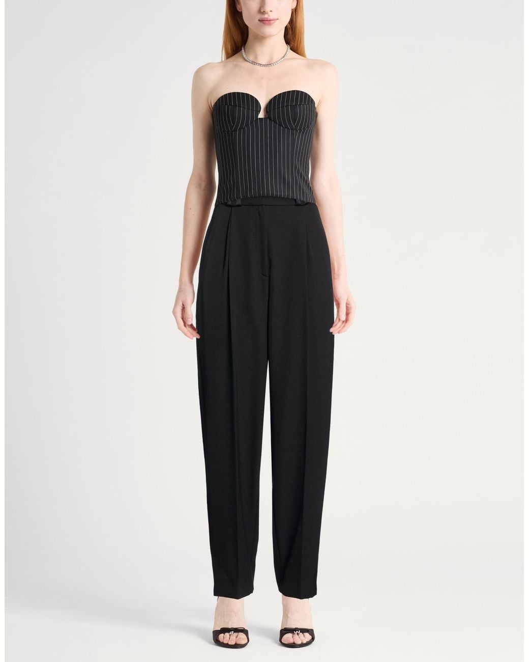 Moschino Black Pants Virgin Wool, Polyester