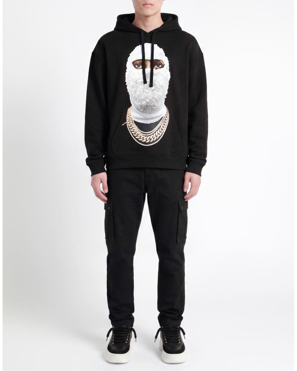 Ih Nom Uh Nit Black Sweatshirt Cotton for men