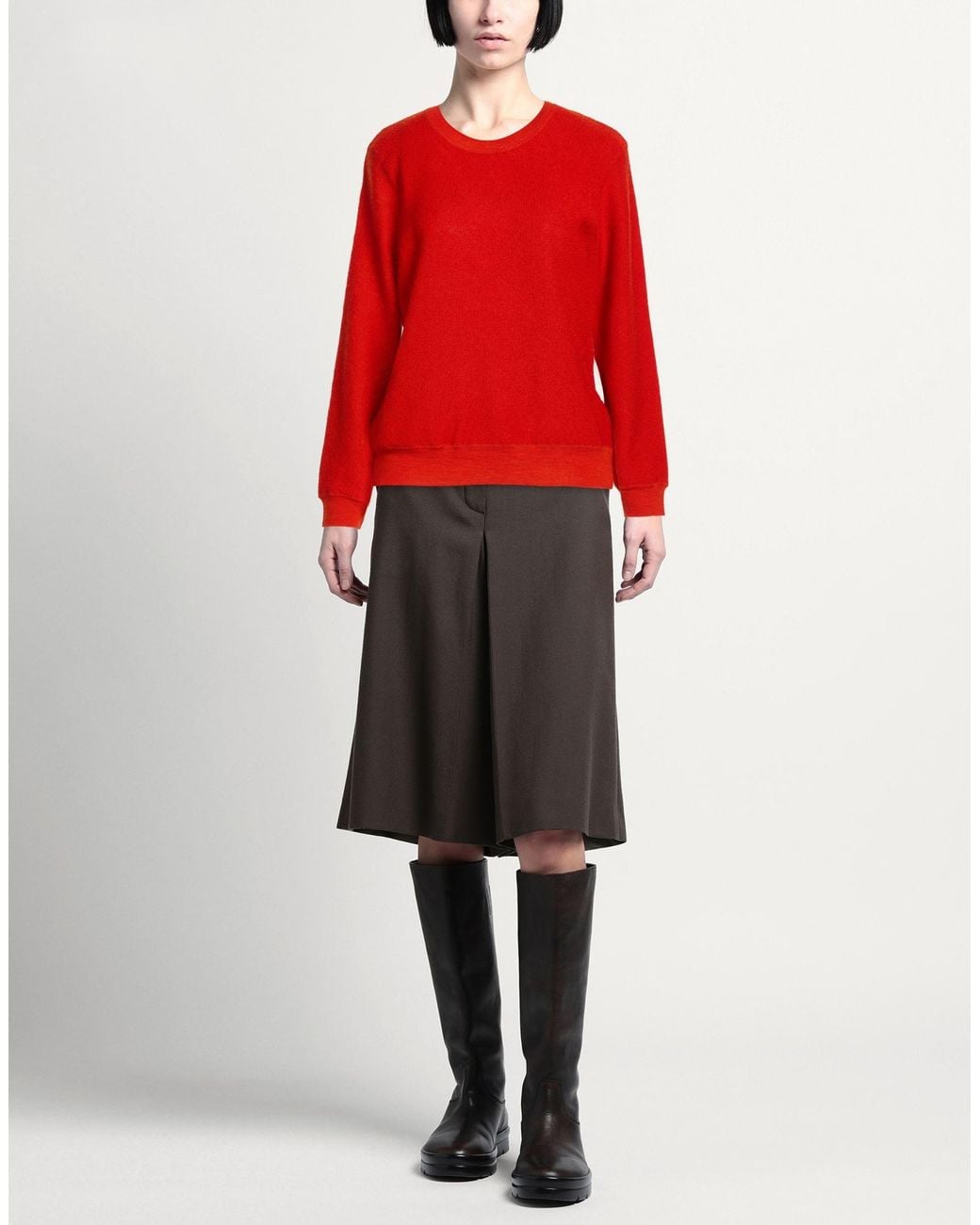 Céline Red Sweater Wool
