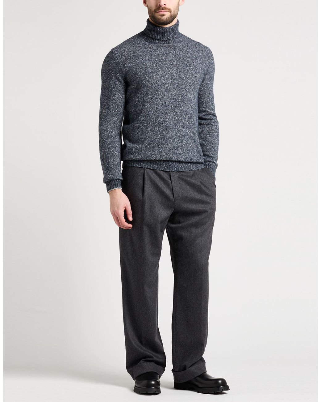 Brunello Cucinelli Blue Turtleneck for men