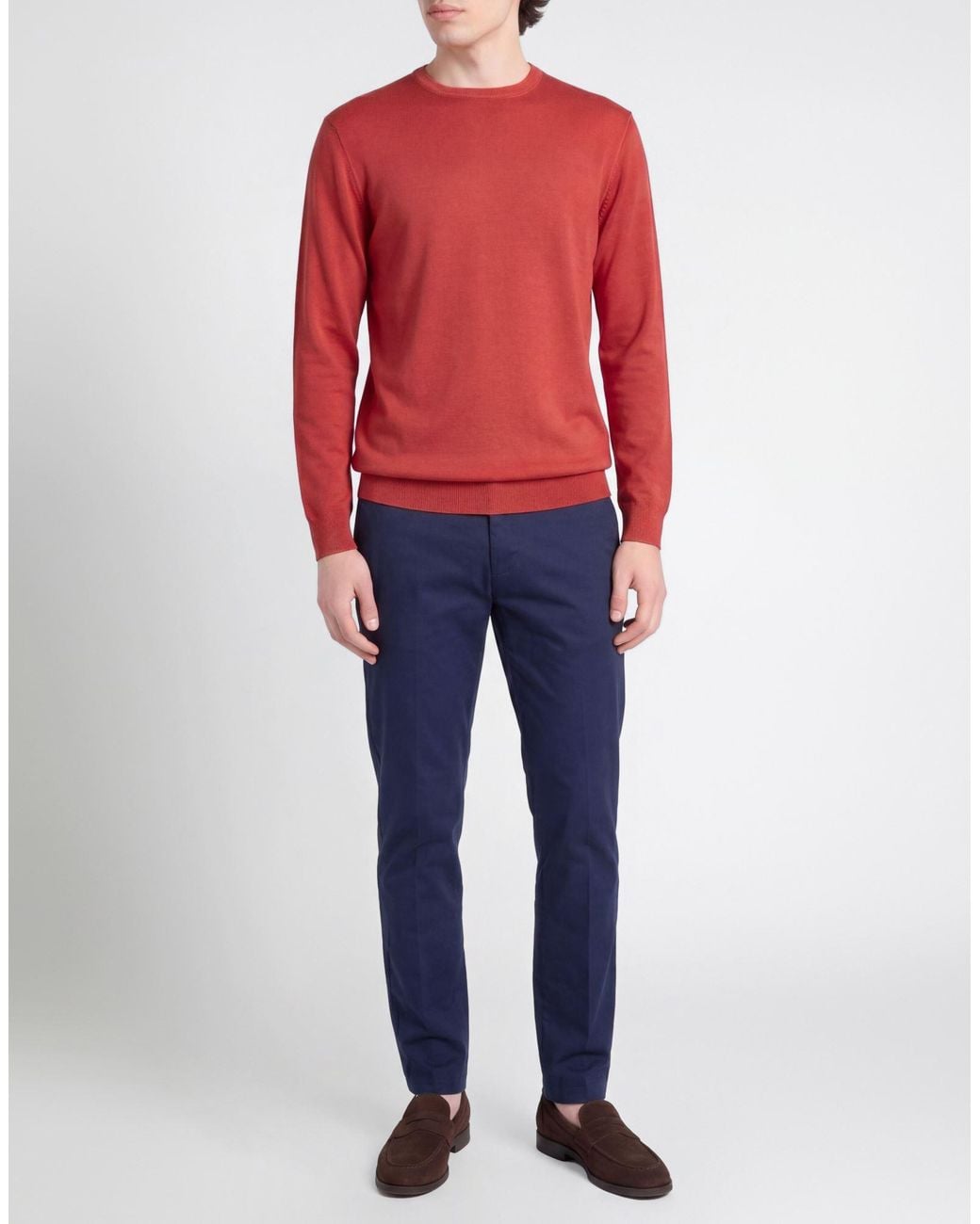 Retois Red Sweater Merino Wool for men