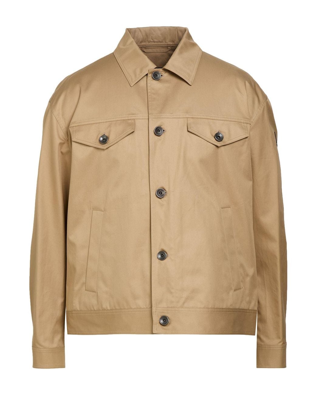 Herno Brown Jacket Cotton for men