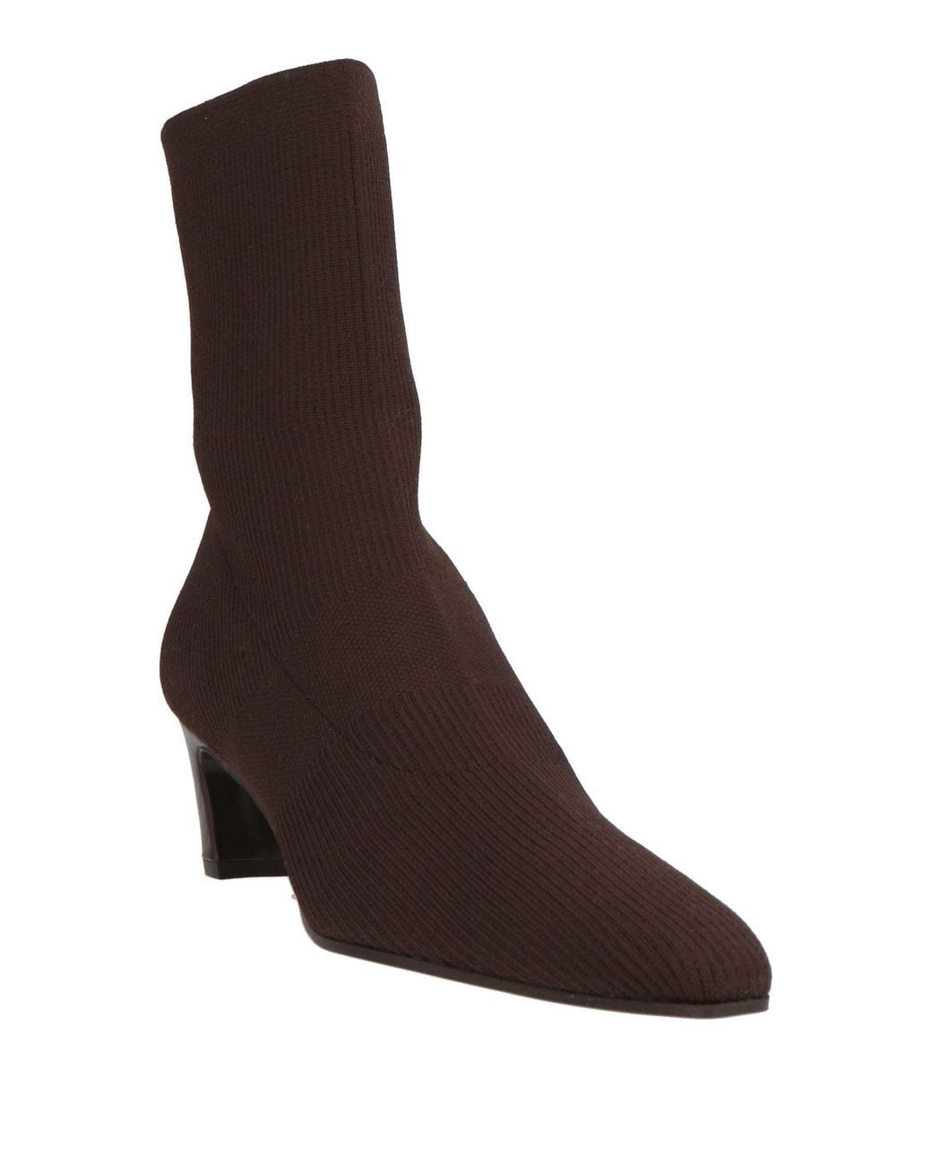 Zinda Brown Chocolate Ankle Boots Textile Fibers