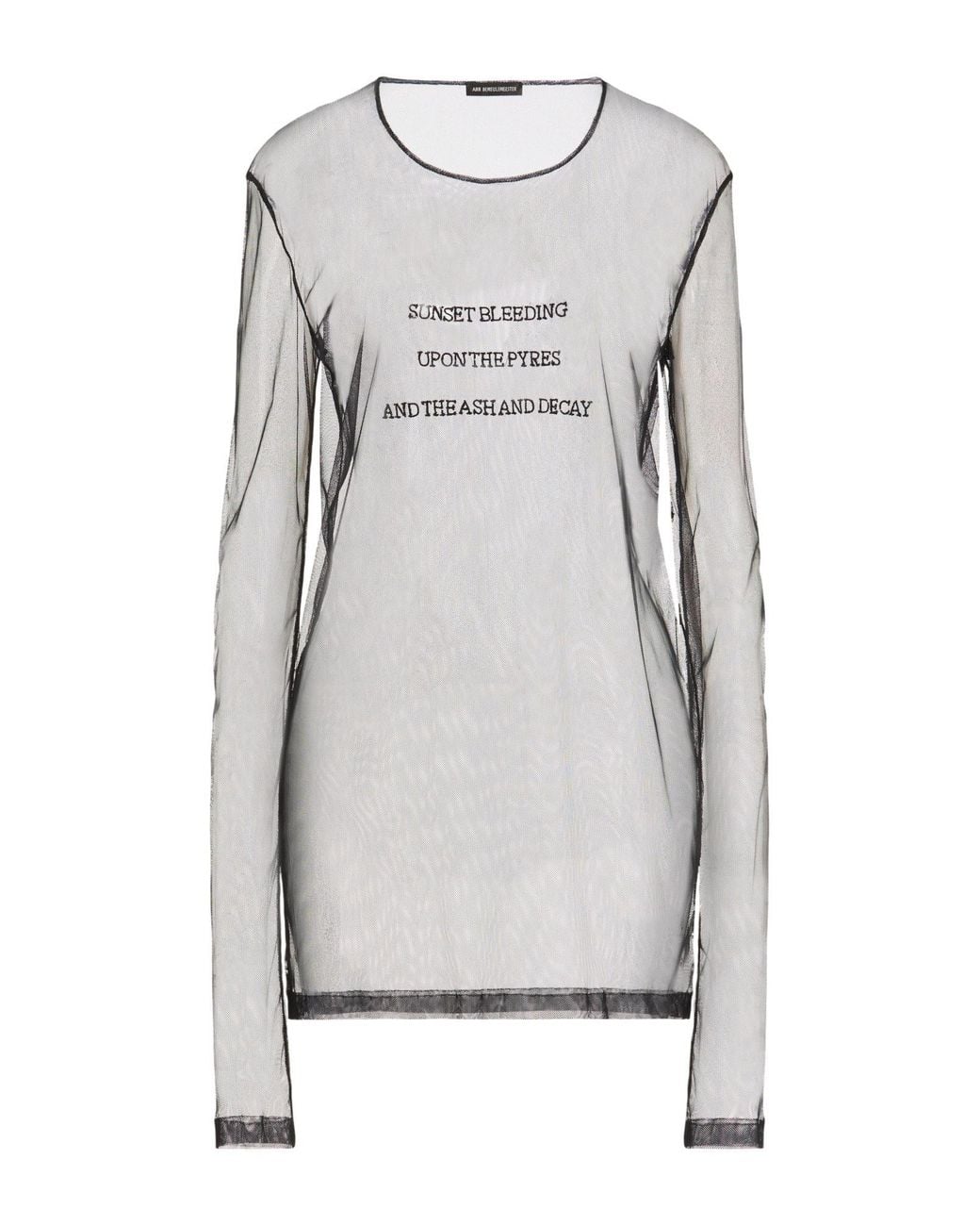 Ann Demeulemeester Gray T-Shirts