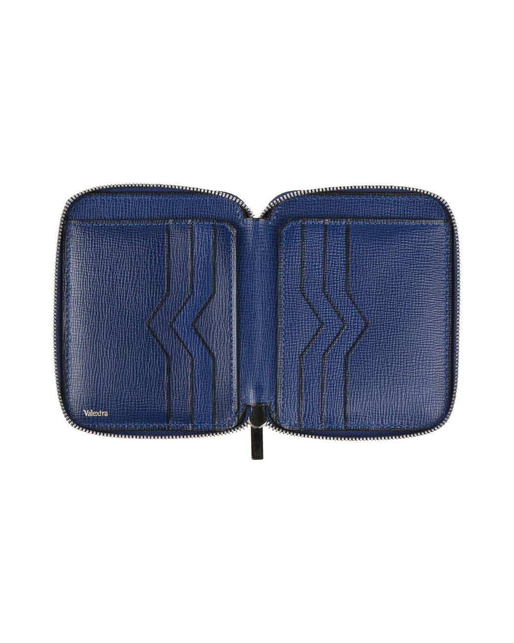 Valextra Blue Brieftasche