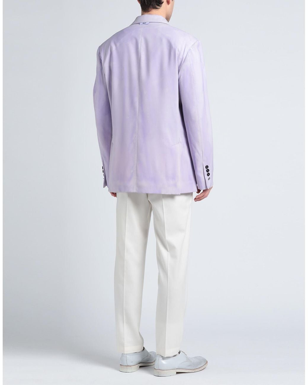 MSGM Purple Blazer for men