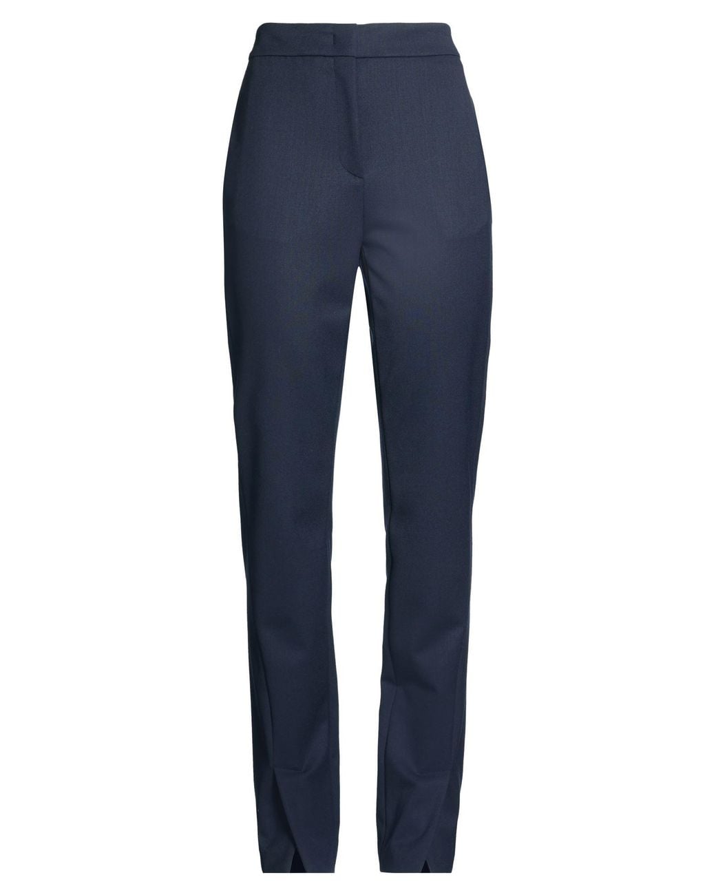 Piazza Sempione Blue Pants Virgin Wool, Polyamide, Elastane