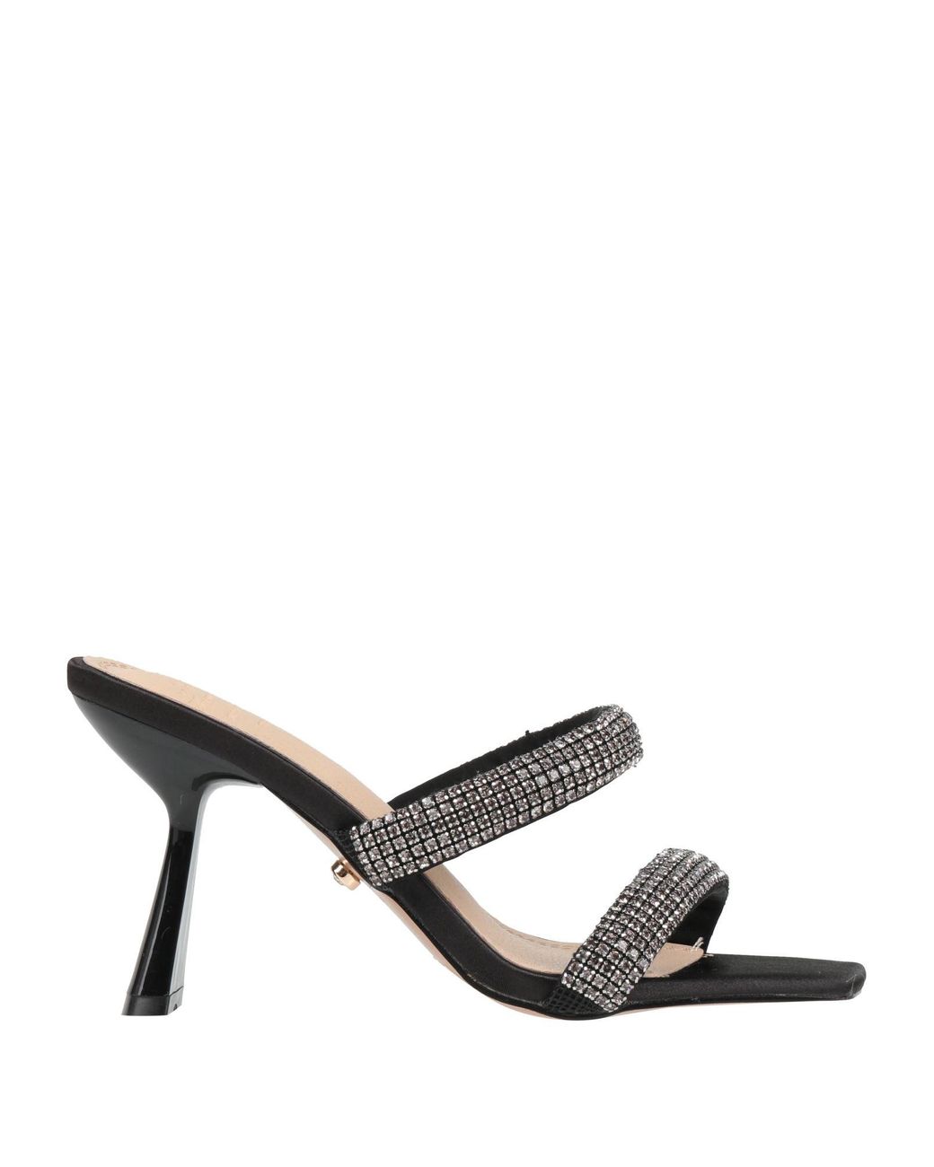 Twenty Four Haitch Black Sandals
