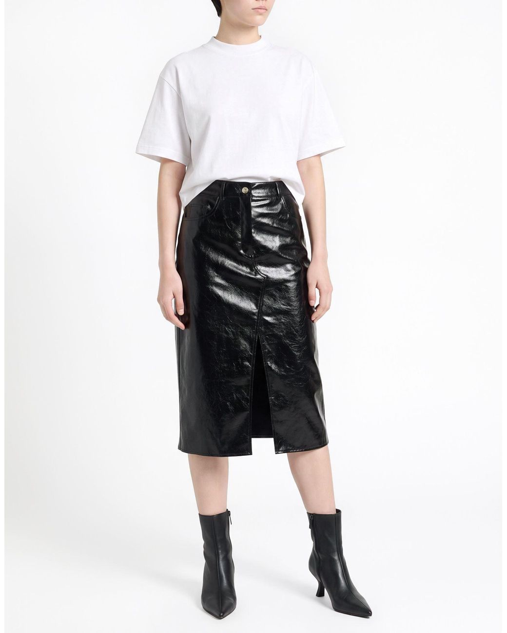 Liu Jo Black Midi Skirt