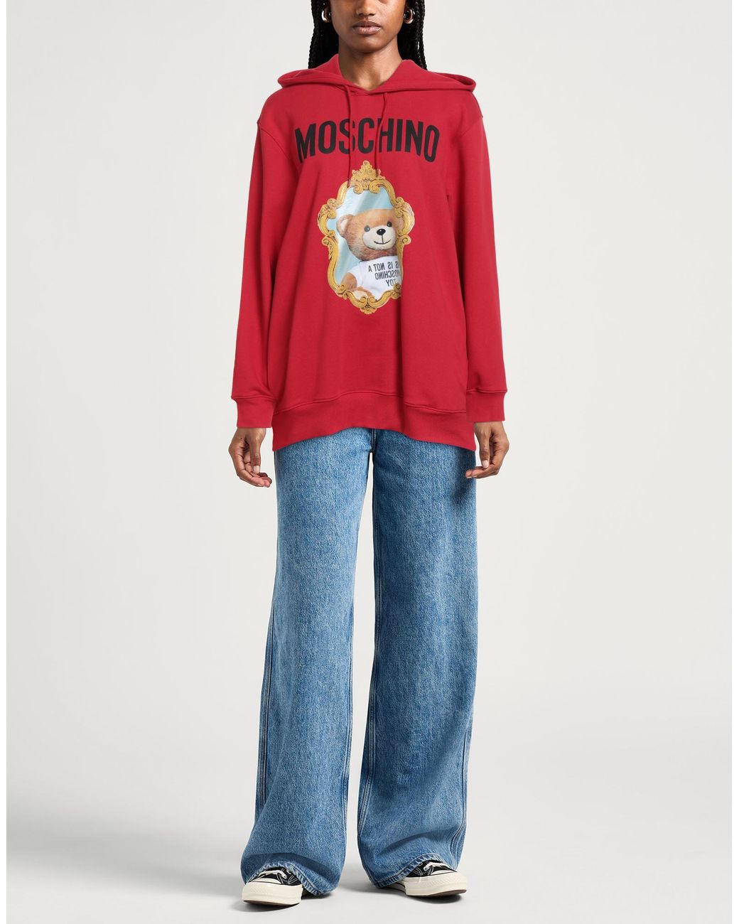 Moschino Red Sweatshirt