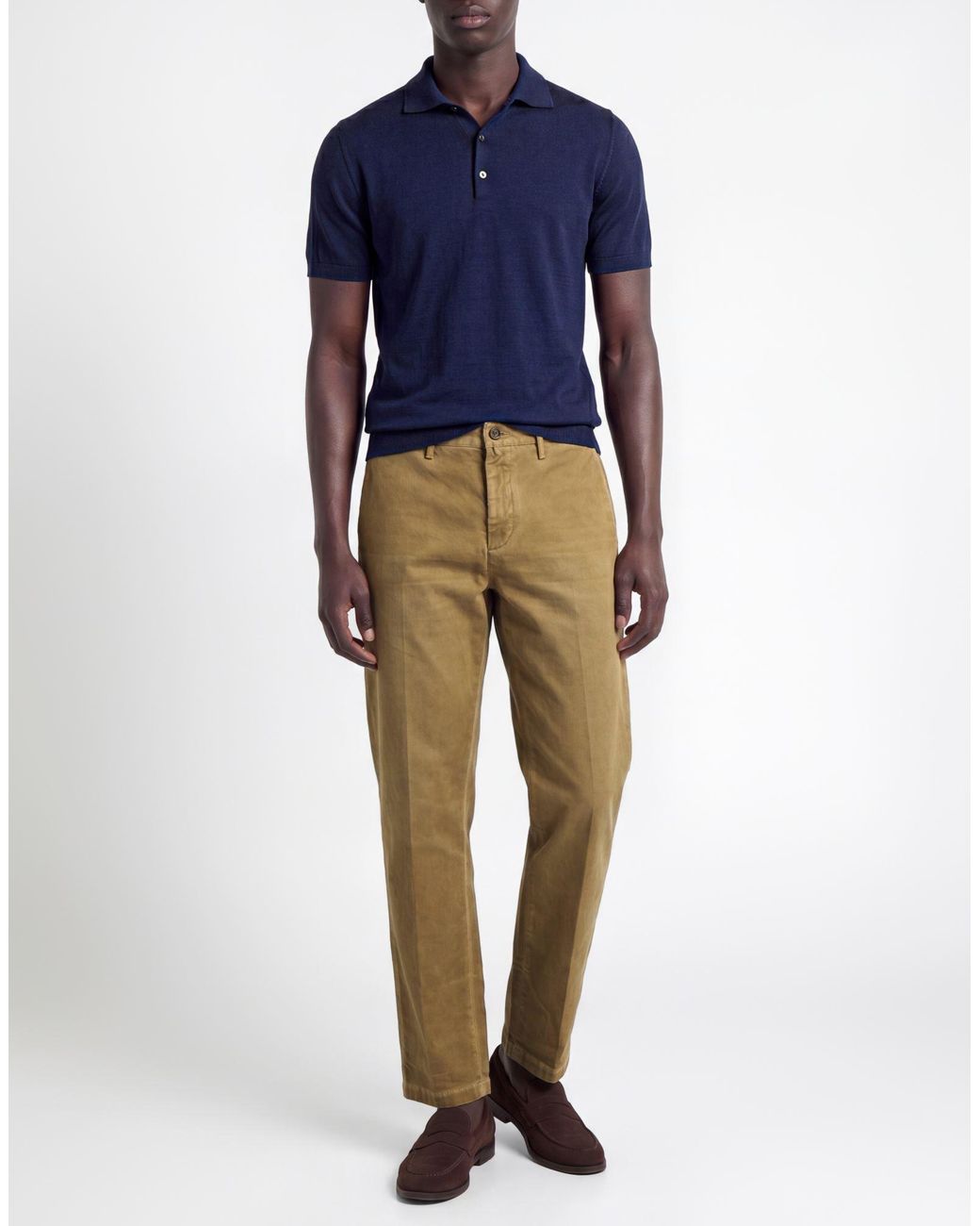 Siviglia Natural Military Pants Cotton, Elastane for men