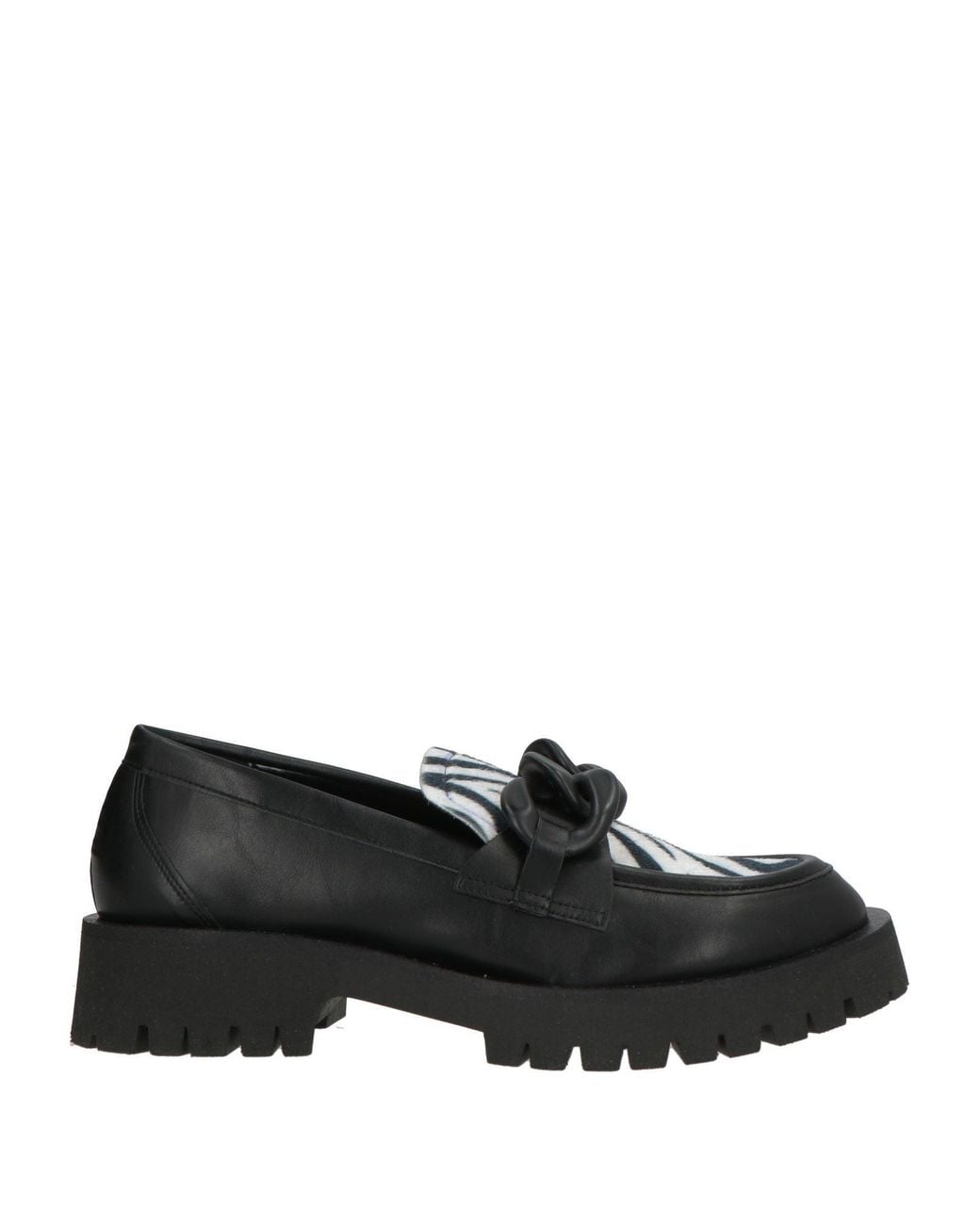 Nila & Nila Black Loafers Synthetic Material