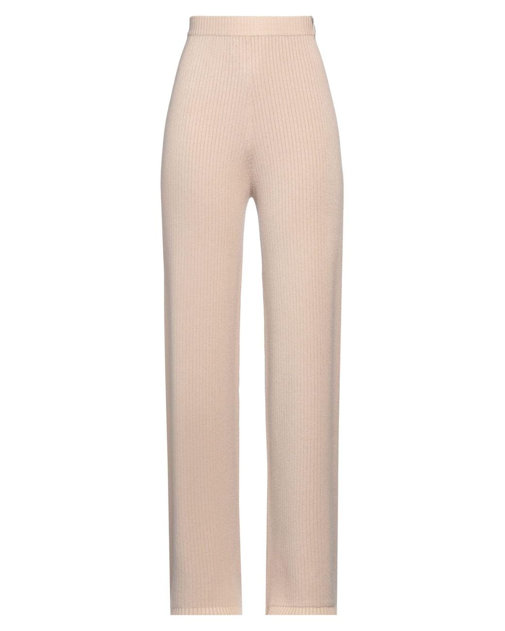 hinnominate Natural Pants Viscose, Polyester, Polyamide