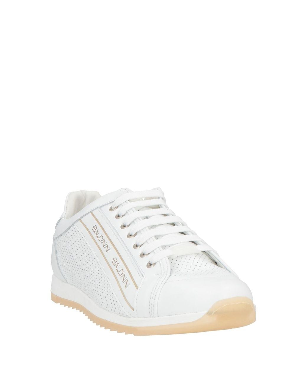 Baldinini White Sneakers Leather for men